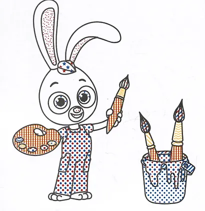 Цветняшки. Моя первая водная раскраска - фото 4