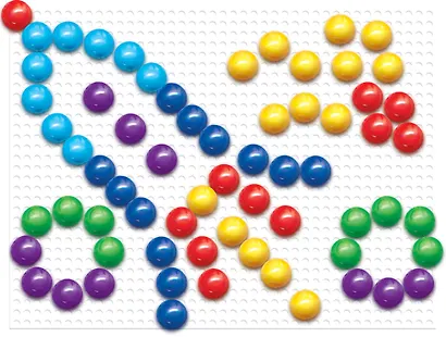 Мозаика "Бабочка" 20 элементов. Диаметр фишек 15 мм - фото 6