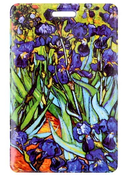 Чехол для карточек вертикальный Винсент Ван Гог Ирисы - фото 1