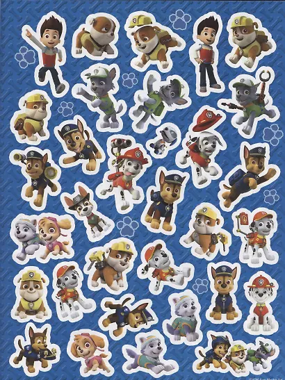 Развивающая книжка с многоразовыми наклейками и постером № МНП 2005 "Щенячий патруль" - фото 2