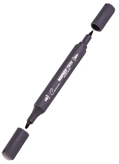 Маркер художественный "Сонет" Twin Brush тёплый серый 9, Сонет - фото 2