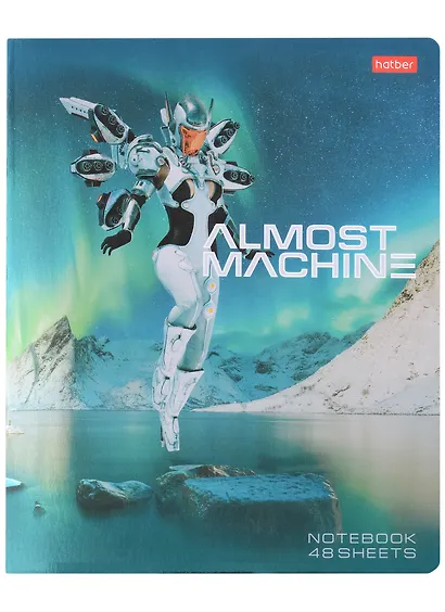 Тетрадь в клетку Hatber, "Кибер интеллект", 48 листов, в ассортименте - фото 4