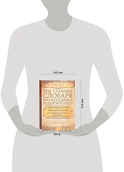 Три главных словаря руского языка в одной книге : Орфографический, орфоэпический, грамматический словарь с комментариями = Словарь правильной русской - фото 2