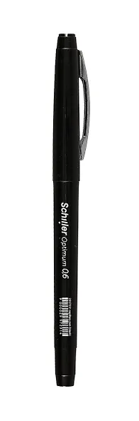 Ручка капиллярная Schiller, Optimum, черная 0,6 мм - фото 8
