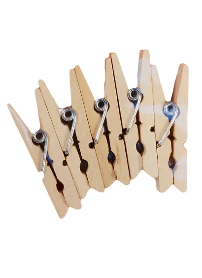 Набор для творчества Прищепки, 5шт неокраш (дерево) - фото 2