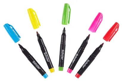 Маркеры перманентные мини "ColorBlast", 12 цветов, Schiller - фото 7