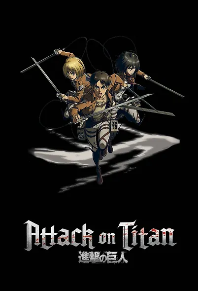 Блокнот в точку "Attack on Titan. Эрен, Армин и Микаса", А5, 64 листа - фото 1