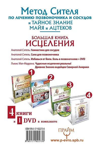 Большая книга исцеления.4 книги и 1 DVD комплекте - фото 2