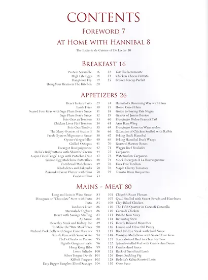 Feeding Hannibal. A Connoisseurs Cookbook - фото 2