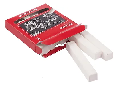 Мелки белые 6 штук, Рисовашка - фото 3