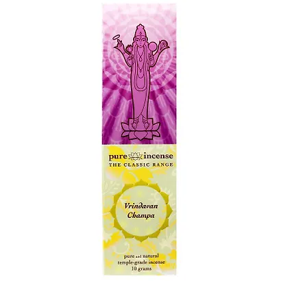 Набор благовоний Vrindavan Champa (Вриндаван чампа) (10шт) - фото 1