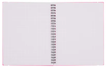 Тетрадь 80 листов, клетка, "Favorite Color. Neon Pink" спираль - фото 3