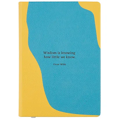 Ежедневник полудат. А5 160л "Stains" оранжевый, иск.кожа, интегр.переплет, ляссе - фото 1