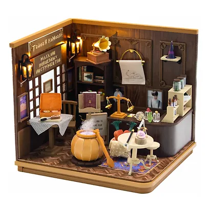 Румбокс MiniHouse DIY "Тайная комната". Сборная модель (16.6х14.6х14.9) - фото 5