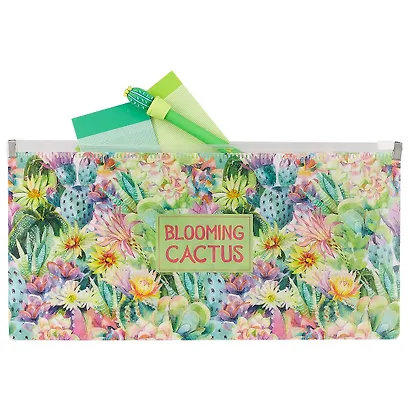 Папка на молнии «Travel. Blooming cactus» - фото 2
