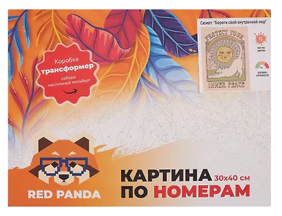 Картина по номерам "Береги свой внутренний мир", на подрамнике, 30х40 см - фото 2