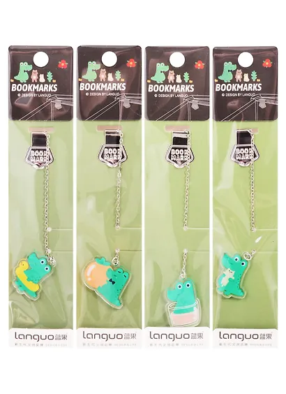 Закладка для книг Крокодил (металл) - фото 3