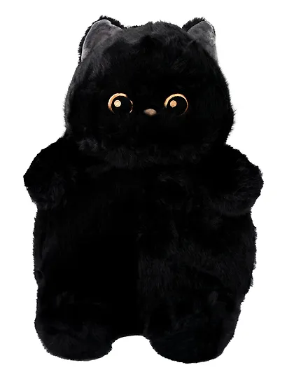 Мягкая игрушка Кот с желтыми глазами (черный) (40см) (12-09602026-L3) - фото 1