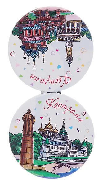 Зеркало мягкое Пиктограмма (Кострома) (7см) (320-33P) - фото 2