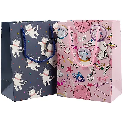 Пакет А5 23*18*10 "Веселый микс" дет., бум.мат.ламинат, ассорти - фото 4