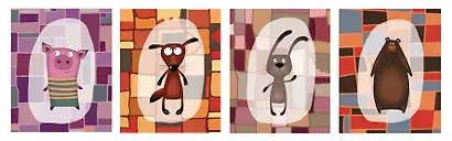 Тетрадь в клетку "Квадратики", А5, 48 листов, в ассортименте - фото 1