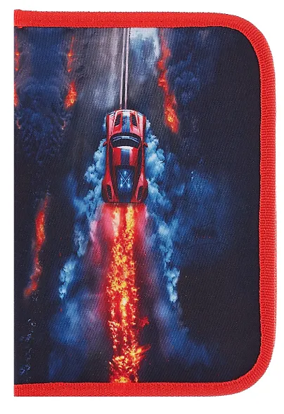 Пенал 1 отделение "Foggy car" с наполнением, 21*14см, 24 предмета - фото 5