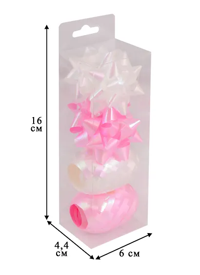 Набор для упаковки «Перламутр», 2 катушки лент, 2 банта - фото 3