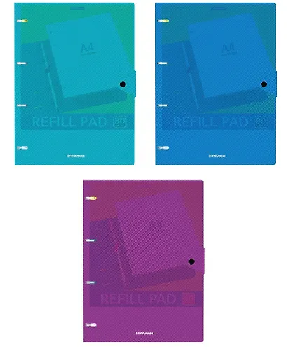 Тетрадь на кольцах в клетку Erich Krause, Glance Vivid, А4, 80 листов, в ассортименте - фото 6