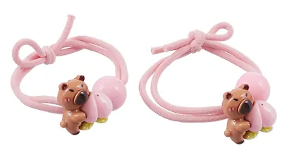 Набор резиночек «Капибары с персиком», 2 штуки, пластик, Lafilaf - фото 4