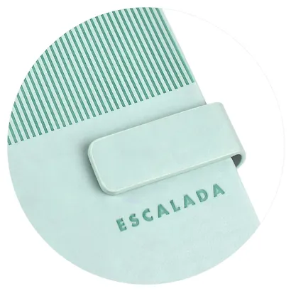 Ежедневник недат. А6+ 120л 126х174 "Гоутскин" мятный, иск.кожа, тв.переплёт, блинт.тиснение, магнит.клапан офсет, ляссе - фото 9