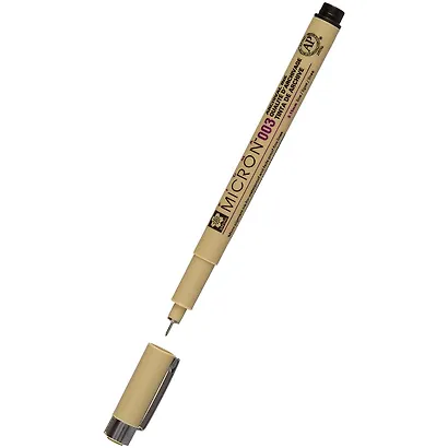 Капиллярная ручка «Pigma Micron», Sakura, 0.15 мм, чёрная - фото 2