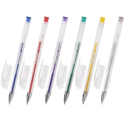 Ручки гелевые Brauberg, Jet, 6 цветов 1 мм - фото 9