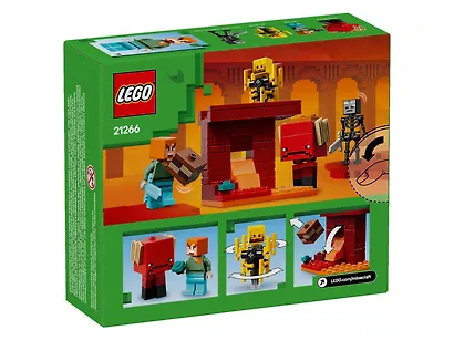 LEGO Minecraft: Битва за лаву Нижнего мира, 99 деталей (21266) - фото 3