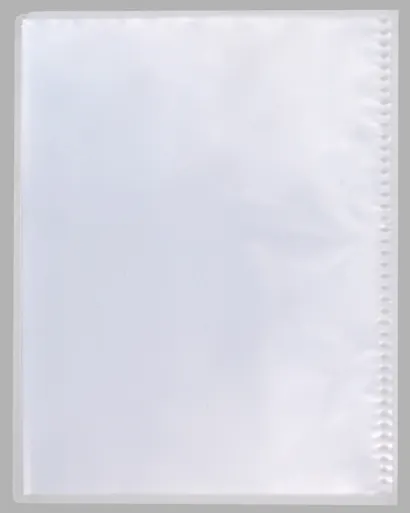 Папка 20ф B6 "Transparent" пластик, серая - фото 2