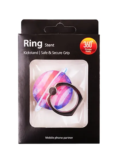 Держатель-кольцо для телефона Планета (металл) (коробка) - фото 2