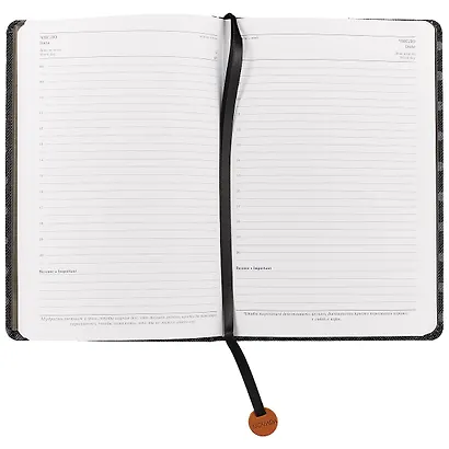 Ежедневник Escalada Denim в горошек, недатированный, А5 - фото 3