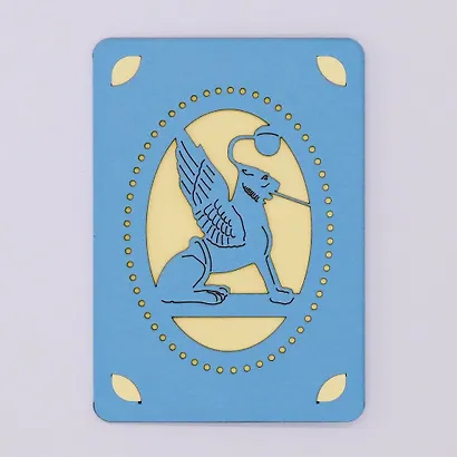 Открытка резная с конвертом Ажурный город (007), арт. pc-BB-A6.2019 - фото 1