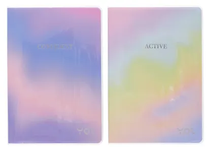 Тетрадь 80л лин. "Joy" EVA, сшивка, в ассортименте, Yoi - фото 1