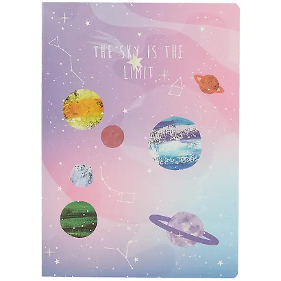 Тетрадь в клетку Kairui, The sky is the limit, B5, 32 листа, в ассортименте - фото 3