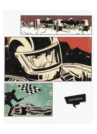 Тетрадь общая «Comic strip», 48 листов в клетку, A5, в ассортименте - Listoff - фото 3