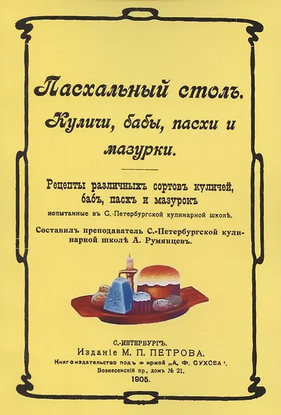 Пасхальный стол. Куличи, бабы, пасхи и мазурки - фото 1