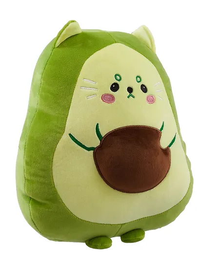 Мягкая игрушка Кот, авокадо 35 см (текстиль) - фото 4