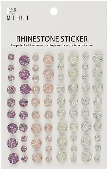 Стразы самоклеящиеся ассорти с блестками - фото 1