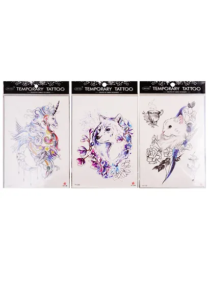 Тату Этника 24х15  микс (3 вида) (орр) - фото 3