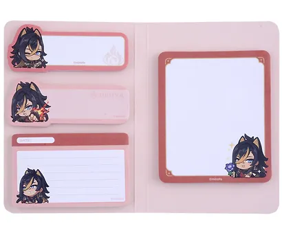 Блоки для записей, 4 штуки "Chibi Expression Dehya" диспенсер-книжка - фото 2