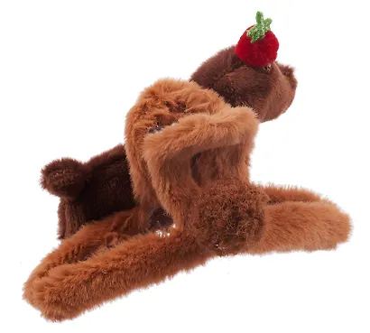 Заколка-крабик «Такса» (плюш) (12,5см) (Lafilaf) - фото 3