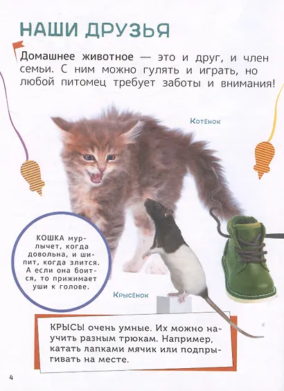 Домашние любимцы. Энциклопедия для первого чтения с крупными буквами - фото 5