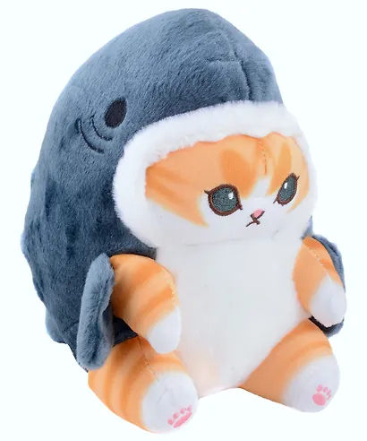 Мягкая игрушка Котик кигуруми (акула) (21 см), Bookvalno - фото 2