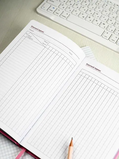 Ежедневник учителя А5 120л "ВЕСЕННИЙ ГОРОД" кожзам, ляссе - фото 9