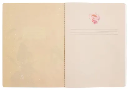 Тетрадь 40 листов в клетку "Blossom. Peonies", сшивка - фото 3